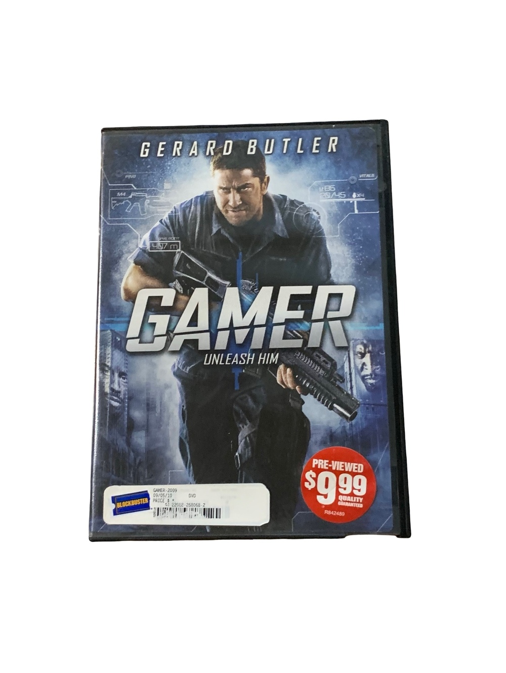 Gamer DVD 2009 Widescreen Action Sci-Fi Thriller Gerard Butler Lionsgate